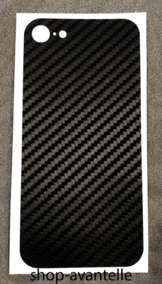 Apple iPhone 8 Wrap Decal Skin - Genuine 3M 2080 Carbon Fiber Vinyl