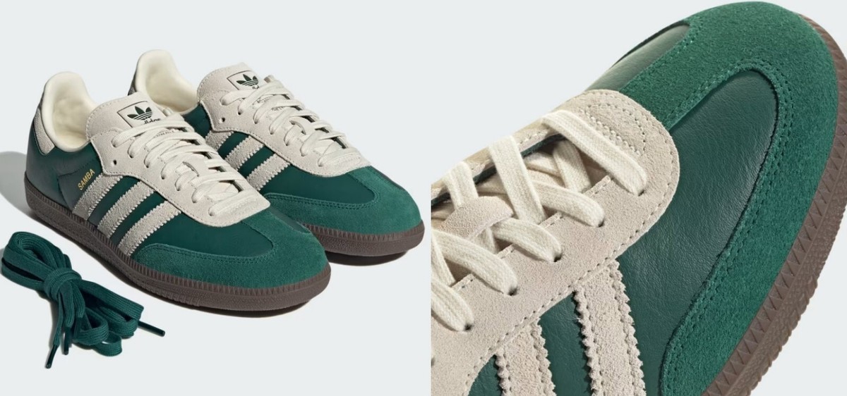 adidas Originals SAMBA OG MEN'S SHOES JI3215 Collegiate Green