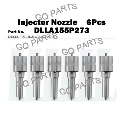 DLLA155P273 6x Fuel Injector Nozzle Tip 0433171205 for Cummins 6BTA 5.9