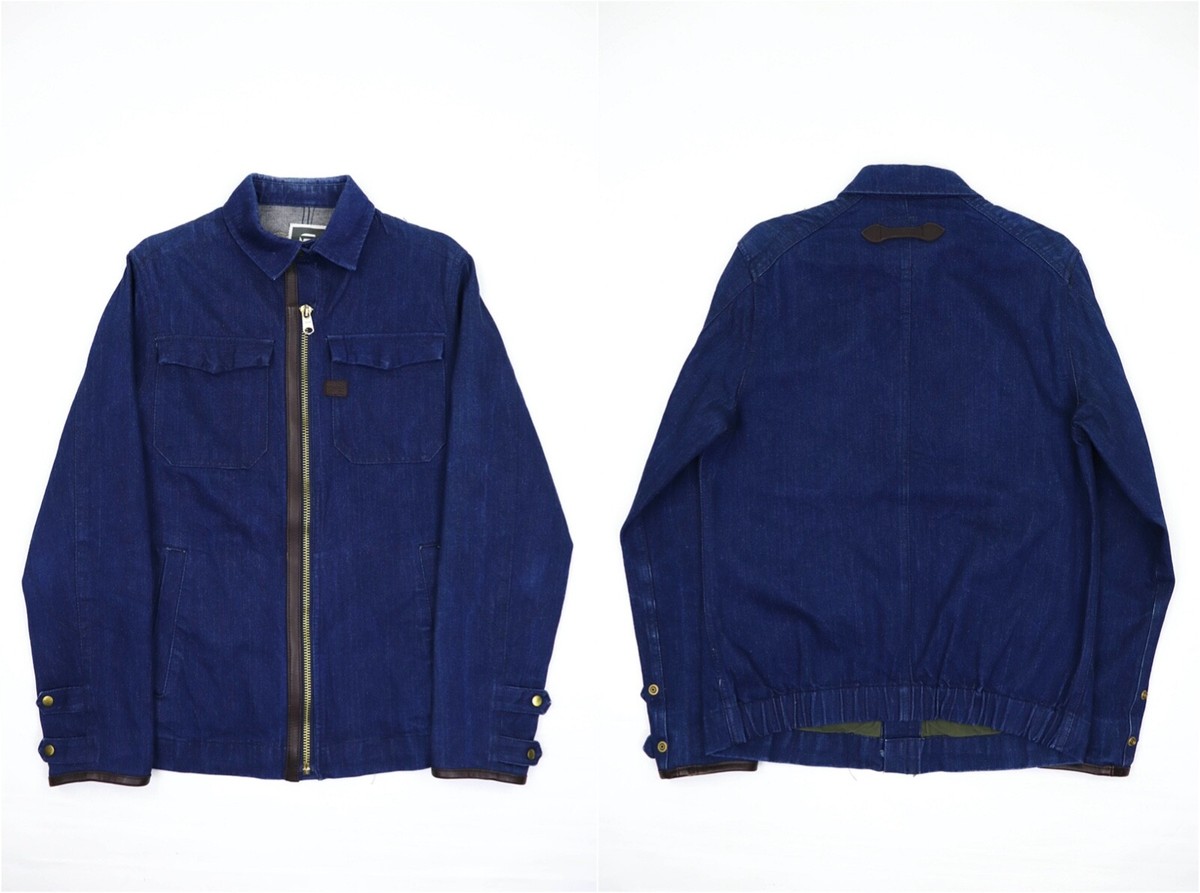 G-Star Raw Denim Oregon Zip Overshirt L/S Blue Denim French Chore