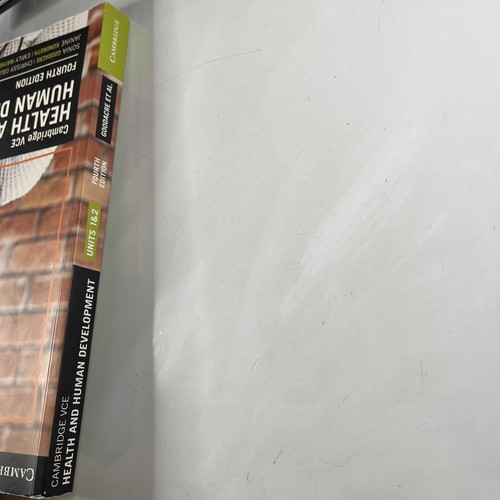 Cambridge VCE Health and Human Development Units 1&2 4th Edition Sonia Goodacre - 第 12/14 張圖片