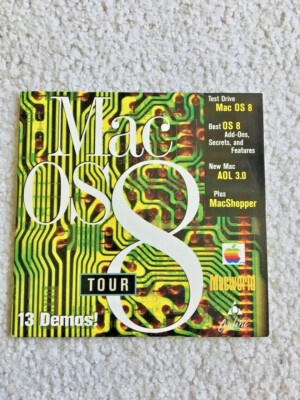 MAC OS 8 TOUR - 13 DEMOS FROM APPLE + MACWORLD EDITOR'S PICKs SHAREWARE