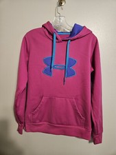 Under Armour Womens Hooded Sweatshirt Cold-Gear Semi-Fitted Size Small