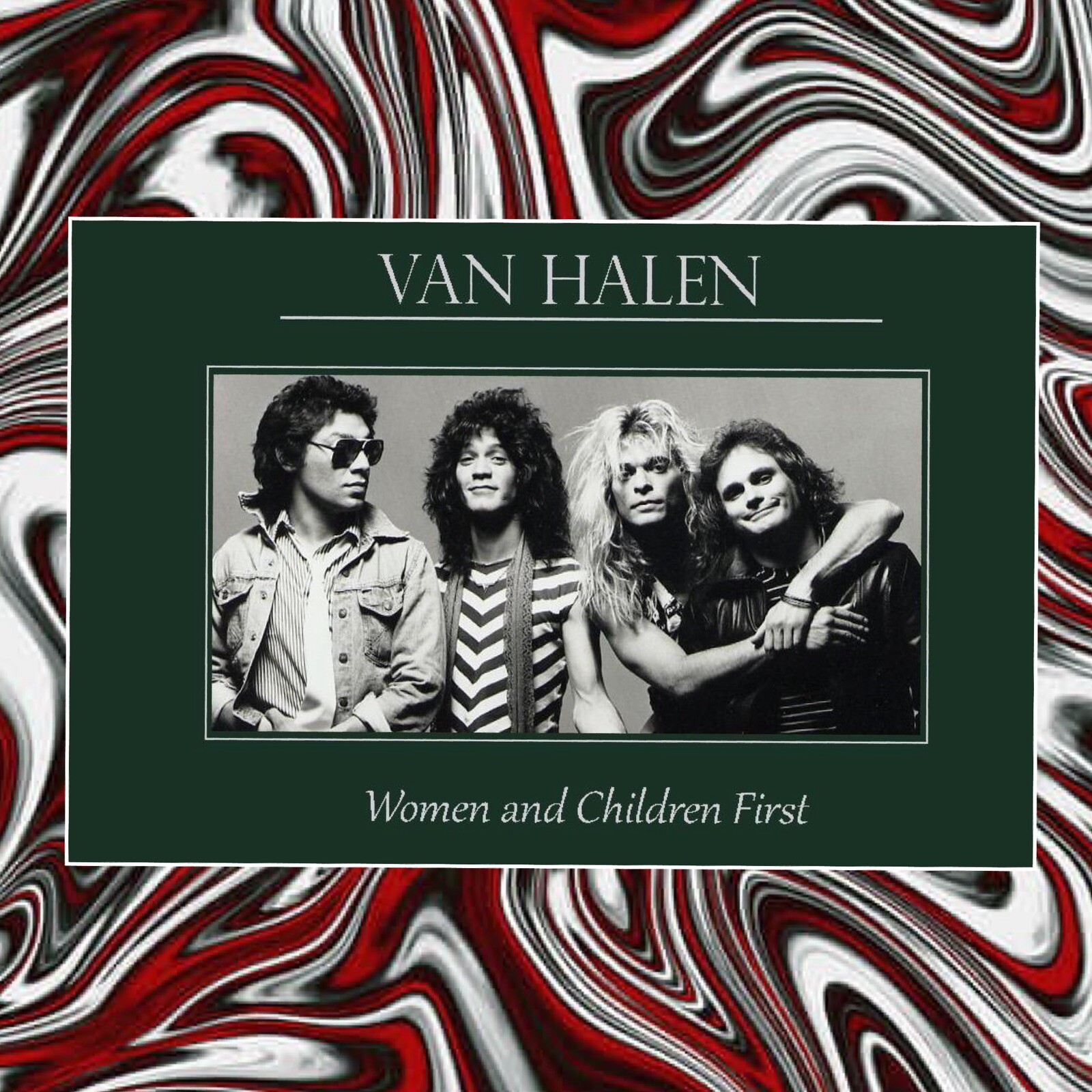 VAN HALEN CHILDREN AND WOMAN FIRST IMAGE TIN POSTER 12x8 INCH