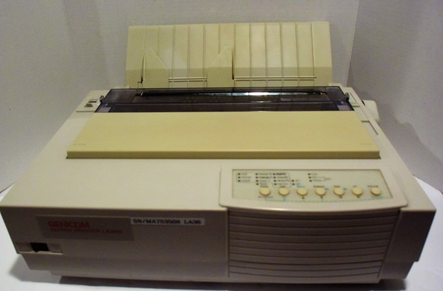 genicom matrix printer la36n