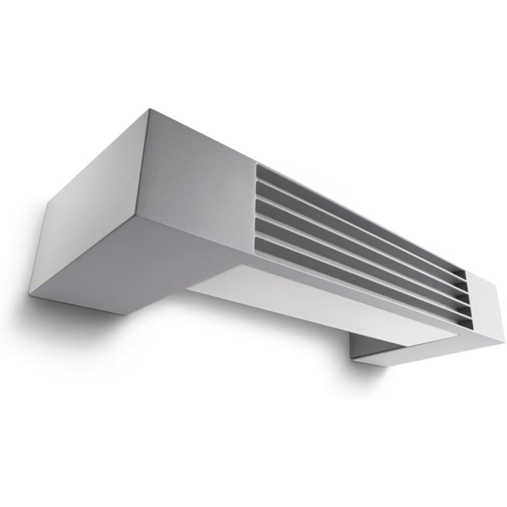 Litecraft Up & Down Outdoor Wall Light IP44 Rectangular Lantern - Grey Clearance