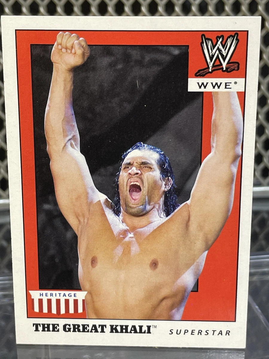 WWE 2008トレーディングカード セット 約180枚以上 2008 Topps Heritage WWE IV - The Great Khali #20 for sale | eBay