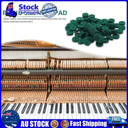  90Pcs Piano Key Pads Pure Wool Piano Keyboard Pads for Cleaning and
