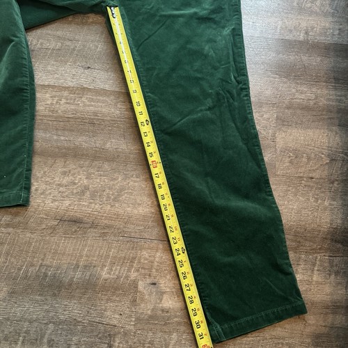 Bobby Jones Cord grüne elegante Golfhose Größe 40 x 32 St. Patrick’s Day - Bild 14 von 14