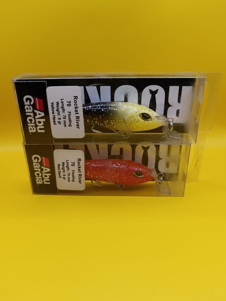 2 SETS OF ABU GARCIA ROCKET RIVER FLOATING LURE 70MM 9G HARD BAIT FISHING LURE 2 SETS OF ABU GARCIA ROCKET RIVER FLOATING LURE 70MM 9G HARD BAIT FISHING LURE
