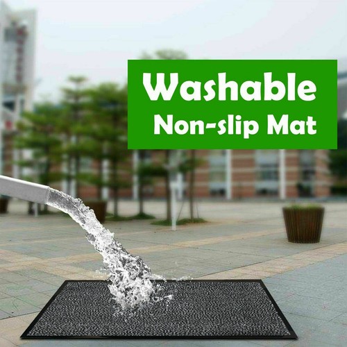 Rubber Backed Door Mat Rug Kitchen Non Slip Mat Heavy Duty Runner Outdoor/Indoor - Picture 7 of 64