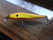 Lurehoor's Custom Painted Luck E Strike RC STX2,3.75",Suspending, Brown Scale