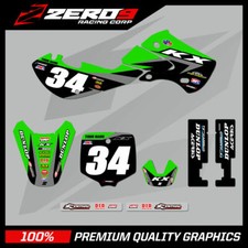 Custom MX Graphics Kit  : KAWASAKI KX 65 / KLX 110 2000 - 2022 STRIKE GRN/GRY