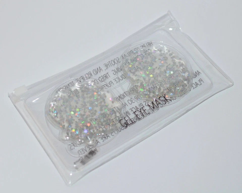 BATH BODY WORKS SILVER STAR SHELLS GEL EYE MASK COVER COOLING SOOTHING PUFFINESS - Image 2 of 4