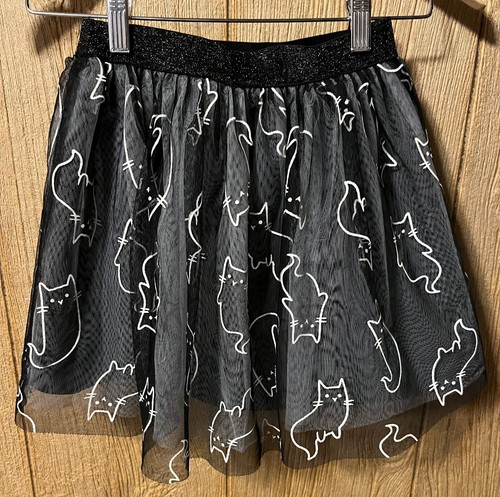 Cat & Jack Halloween cat tulle skirt sz 7/8 - Picture 2 of 3