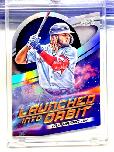 2022 Topps Chrome Vladimir Guerrero Jr Launched Into Orbit Silver Die Cut (C)