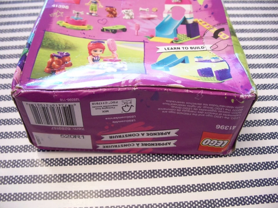 LEGO FRIENDS~nuevo~#41396~Parque infantil para cachorros con Mia~NUEVO~57 piezas~daños en la caja~ Foto 4 de 4