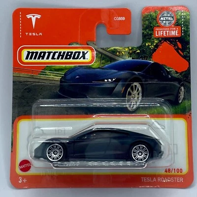 MATCHBOX TESLA ROADSTER 48/100 HVP07 1:64 schwarz
