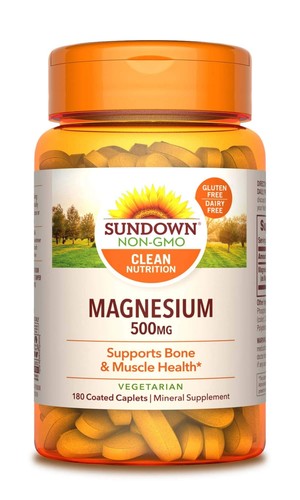 Suplemento De Magnesio, Sin Omg, Sin Gluten, Sin Lacteos, Vegetariano, 500M