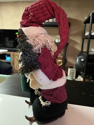 Victorias Garden Plush Santa Decoration 15 Inches - New With Tags - Picture 6 of 12