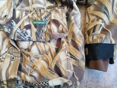 Men's 2XL Hodgman Hunting Coat Jacket Wetlands Camo with Liner-Heavy-Excellent - Picture 5 of 11