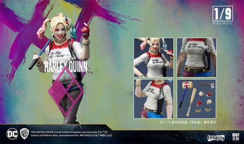 DC Comics Suicide Squad Harley Quinn 1/9th Action Figure 7.6” Boxed Model Gift - Picture 6 of 7