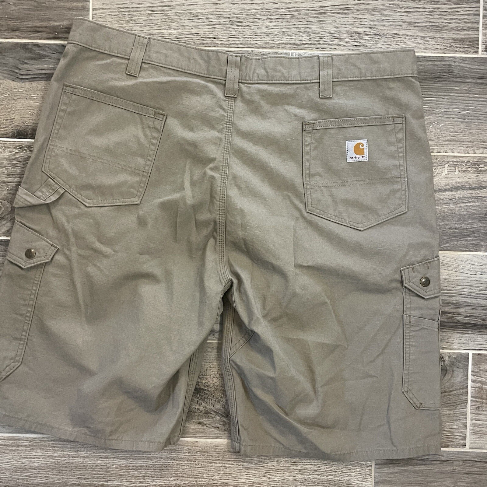 Carhartt Force Relaxed Fit Cargo Shorts Rip Stop Cotton Beige Size 42 Outdoor thumbnail 10