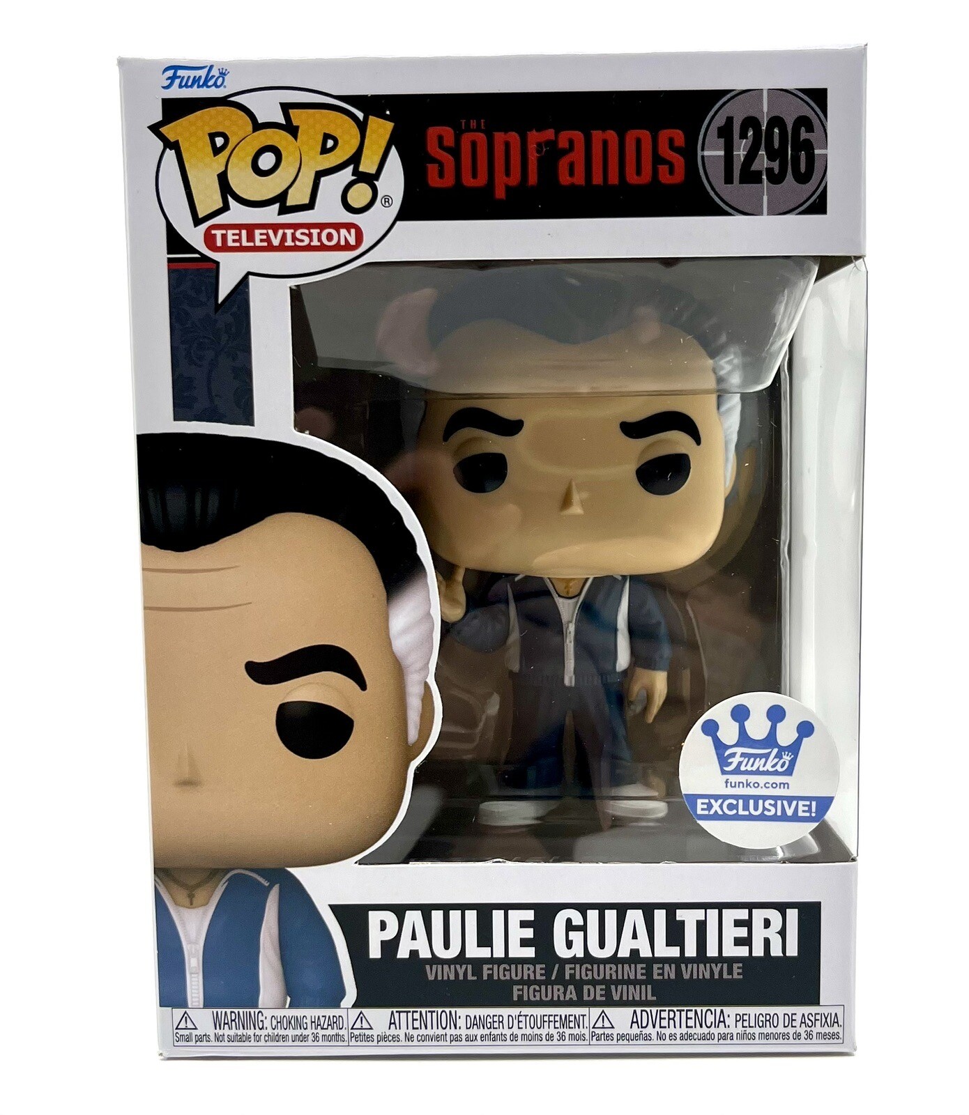Funko Pop! The Sopranos Paulie Gualtieri #1296 Funko Shop Exclusive Damaged