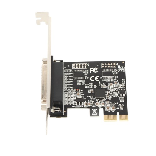 PCIE Expansion Card PCI Express 1X IEEE 1284 DB25 Parallel Port Printer Port New - Picture 17 of 22