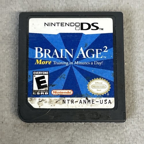 Nintendo DS 3 Game Only Lot Mario Kart Brain Age 2 Flash Focus Case Video Games - Picture 6 of 10