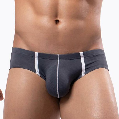 Men'S Boxers Shorts Man Rib Fabric Underwear Bulge Penis Pouch Underpants η - Picture 18 of 18