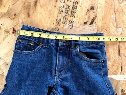 LEVI'S 511 Skinny Low Rise Dark Wash Blue Denim Jeans Boy's Size 7 Regular - Picture 7 of 11