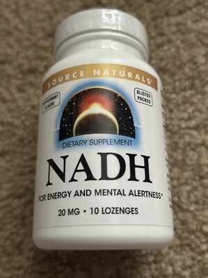 Source Naturals NADH 20 mg 10 Lozenges Peppermint Flavor