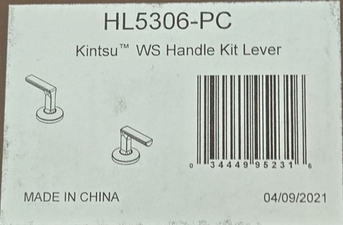 Brizo Kintsu Bathroom Faucet Lever Handle Kit HL5306-PC in Polished Chrome - Picture 3 of 3