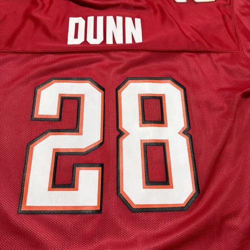 Maglietta Dunn vintage da uomo L Champion #28 rara reversibile Tampa Bay Buccaneers - Foto 7 di 14