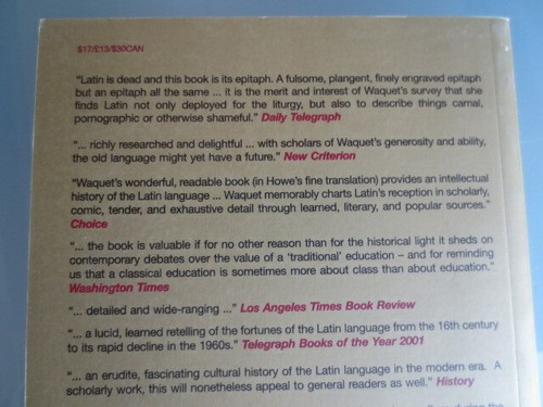 LATIN OR THE EMPIRE OF A SIGN by FRANCOISE WAQUET Translated by JOHN HOWE - Bild 3 von 9