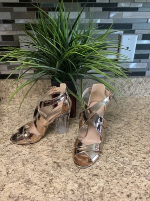 sparkly barely there heels