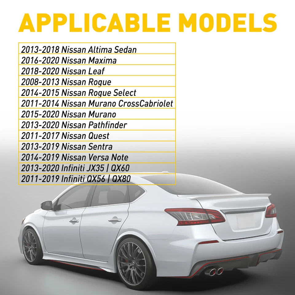 Conjunto de luces de etiqueta de matrícula LED 6000 k para Infiniti JX35 QX60 2013-2020 2 piezas Foto 2 de 4