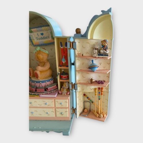 Enesco 1997 Priscilla Hillman My Favorite Things Cherished Teddy Bear Music Box - Picture 4 of 5