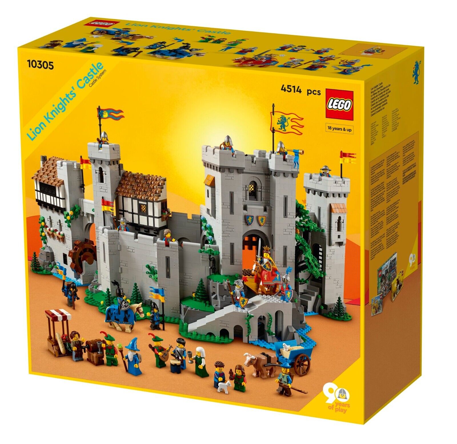 LEGO Icons 10305 pas cher, Le château des Chevaliers du Lion