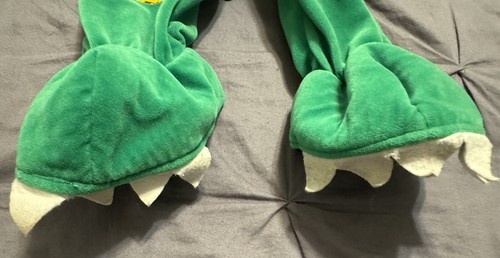 Miniwear Green Dinosaur Halloween Costume Toddler Size 18 Months 1 Piece Hooded - Picture 6 of 13