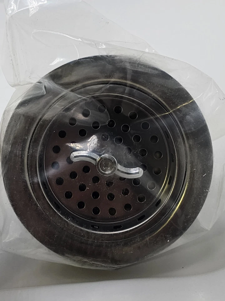 Colador de fregadero Premier Twist and Seal acabado cromado SS 4-3/8" OD SX-0176370 Foto 2 de 4