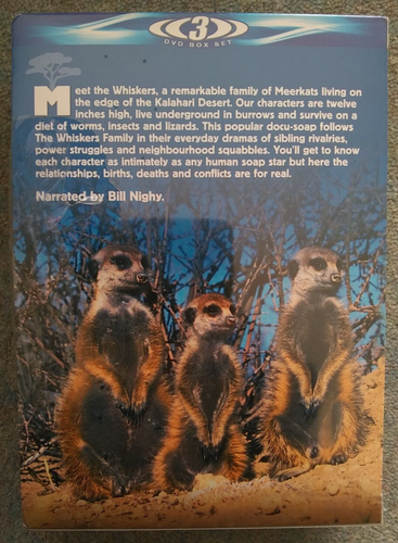 Meerkat Manor Series 1 - 3 Disc DVD Box Set - Series One Bill Nighy - New - Picture 2 of 3