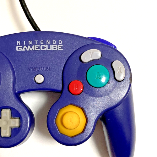 Nintendo GameCube Controller Purple Violet DOL-003 OEM Official Used Tested - Picture 4 of 6