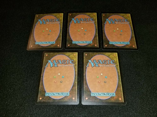 MTG 5x Magic Player Rewards Promo green MP Onslaught Bear Token ships w/ track - Picture 2 of 2