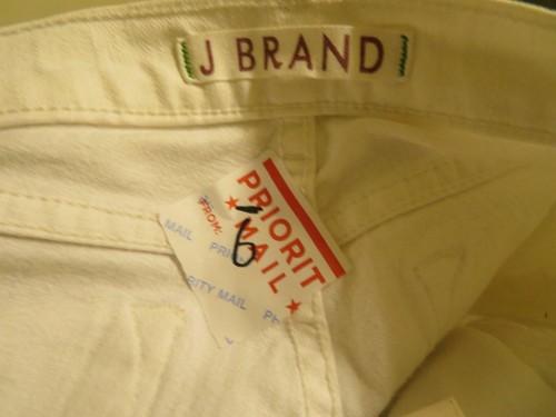 WOMENS J BRAND WHITE BOOT LEG STYLE #818 BOOTLEG JEANS 25 * - Picture 9 of 10