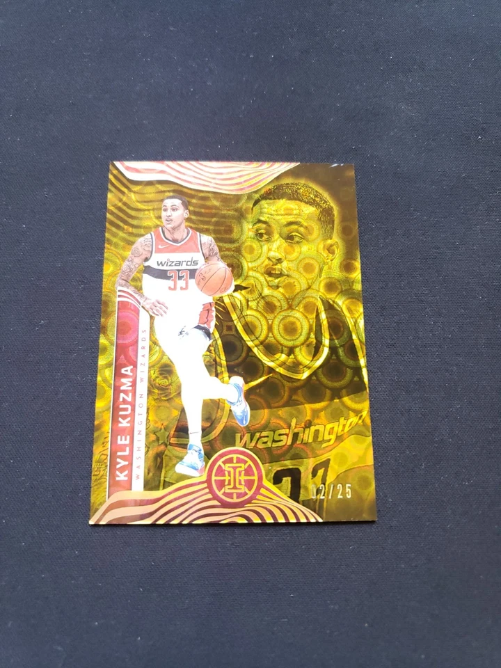 2021-22 Panini Illusions /25 Gold Asia Tmall Kyle Kuzma #68 Lakers - Image 2 of 4