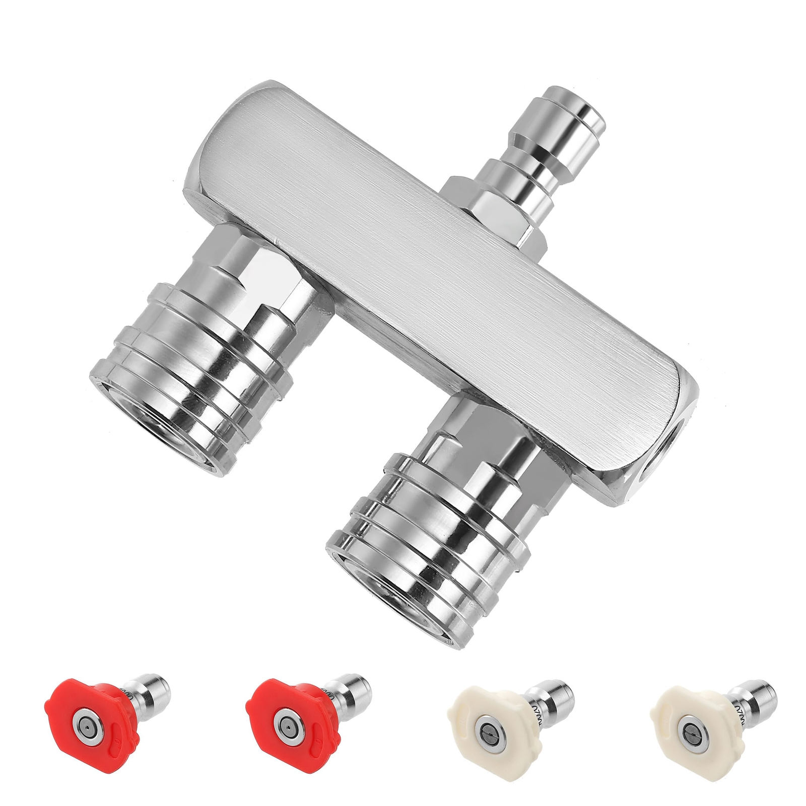 Pressure Washer Tips, 2-in-1 Power Washer Nozzle Tip, Dual Pressure Washer No...