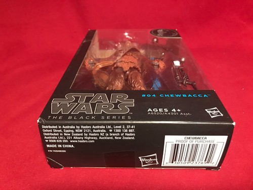 Figura de acción Hasbro Star Wars 6" Black Series CHEWBACCA # 04 *NUEVO* 2014 - Imagen 7 de 7