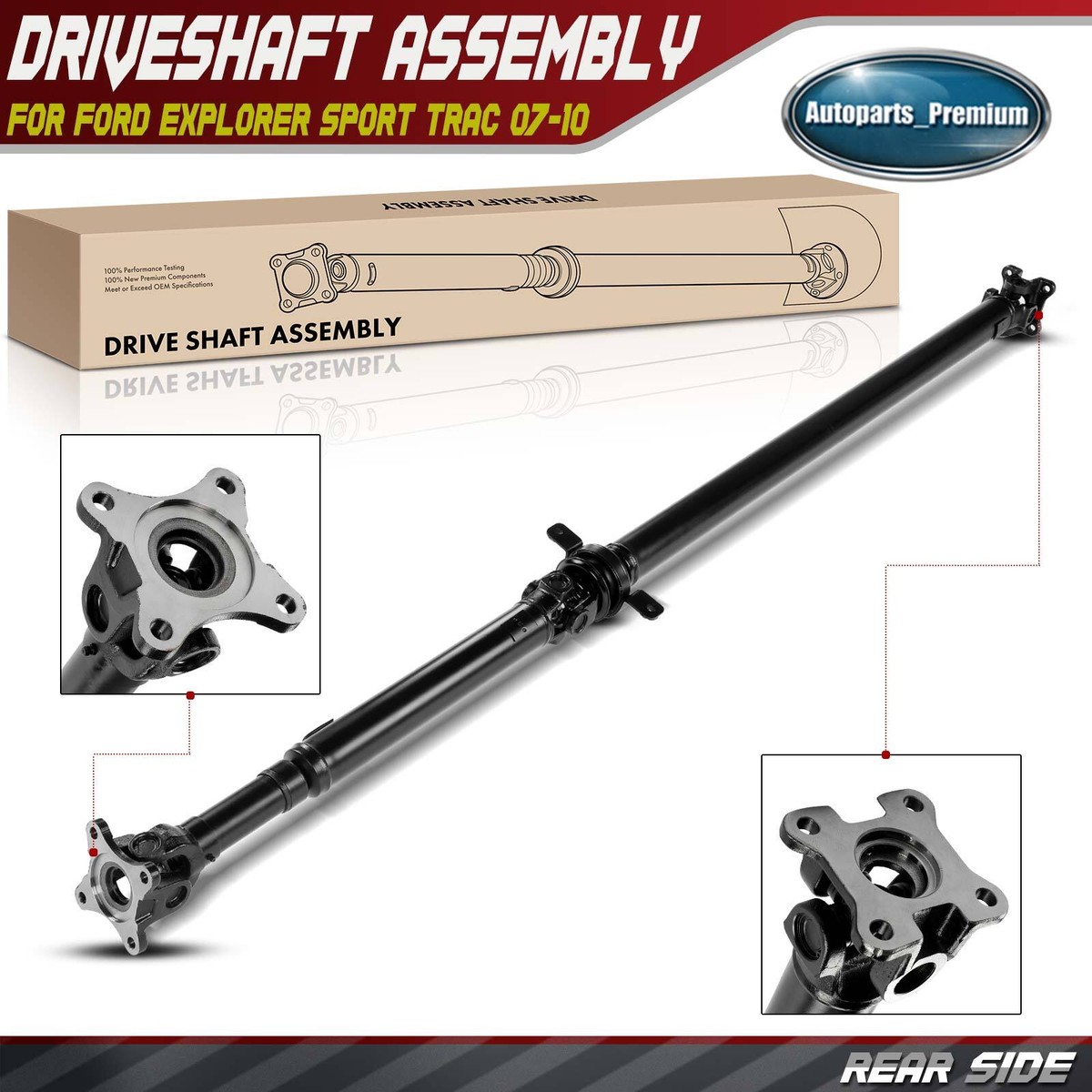 Rear Driveshaft Prop Shaft Assembly for Ford Explorer Sport Trac